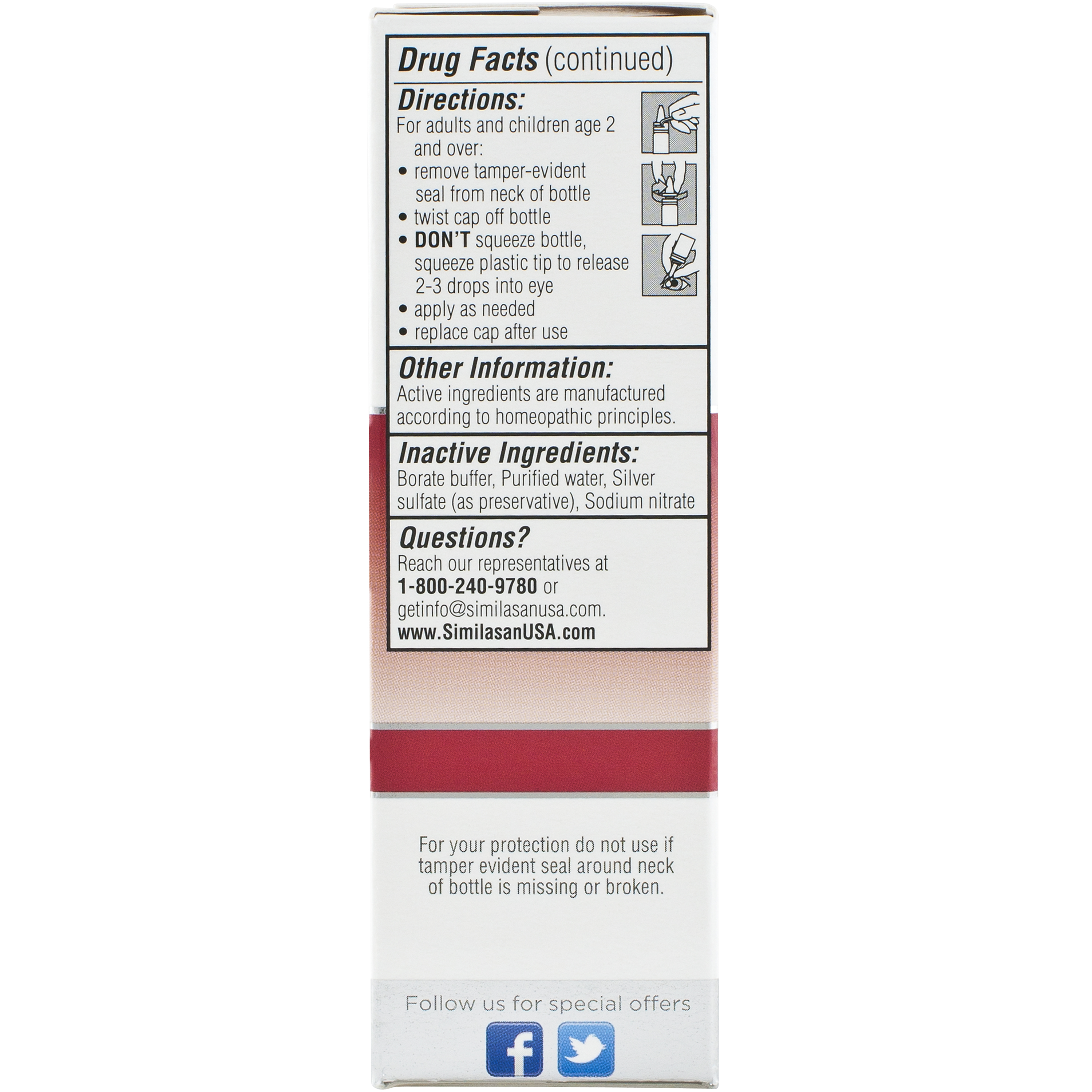 Similasan Eye Relief Drops for Redness & Itching