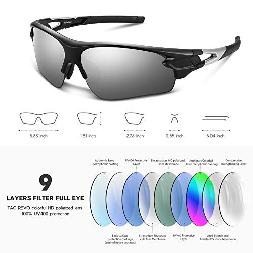 Polarized Sports Sunglasses for Athletics and Outdoors