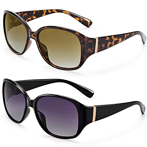 Women's Retro Polarized Sunglasses with UV400 Protection