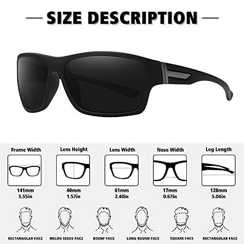 Unbreakable Polarized Sports Sunglasses for Men/Women