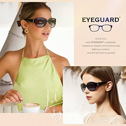 Women's Retro Polarized Sunglasses with UV400 Protection