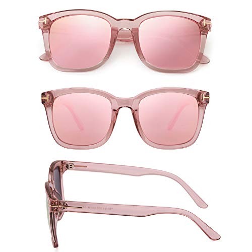 Myiaur Fashion Sunglasses for Women Polarized Driving Anti Glare UV400 Protection Stylish Design