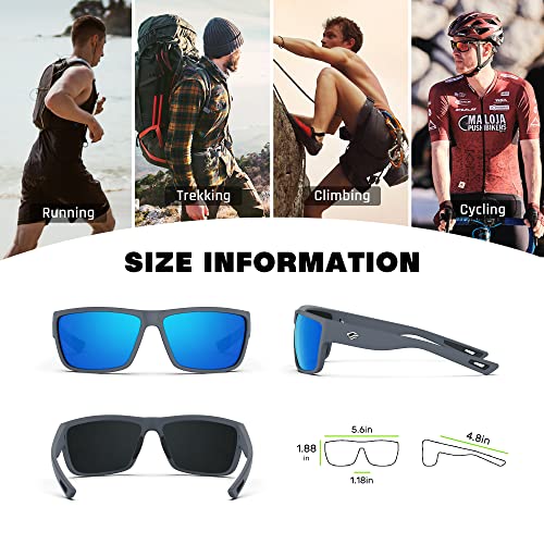 TOREGE Polarized Sports Sunglasses TR26