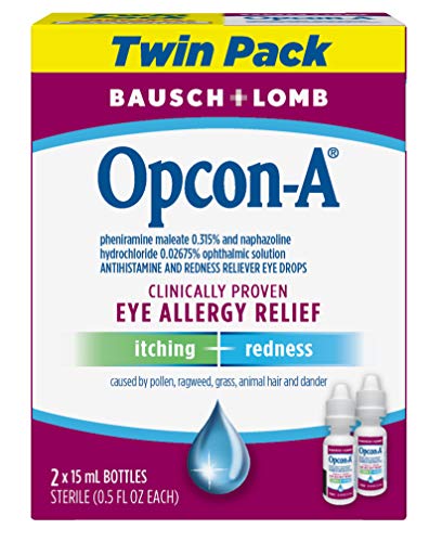Bausch & Lomb Allergy Eye Drops, 15mL (2pk)