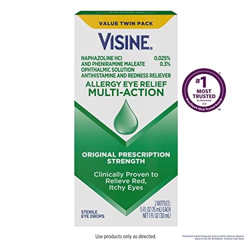 Visine Allergy Eye Relief Drops (2-Pack)