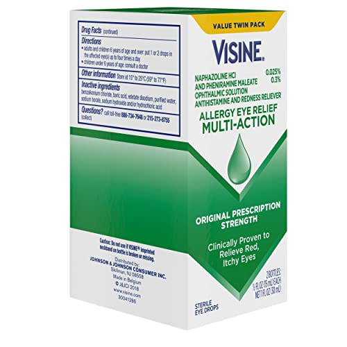 Visine Allergy Eye Relief Drops (2-Pack)