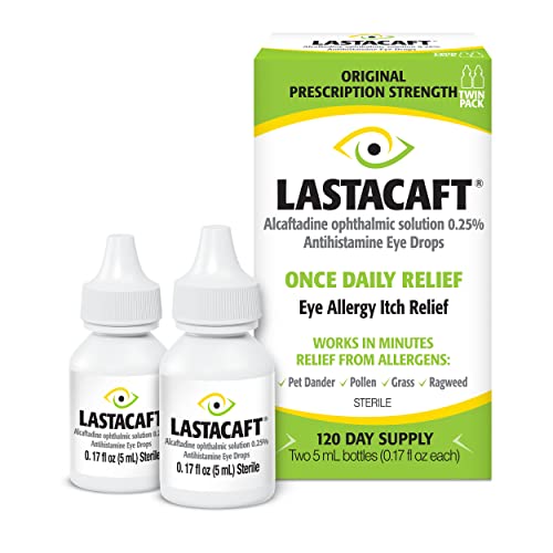 Lastacaft Eye Allergy Relief Drops, 120 Day Supply (2 Pack)