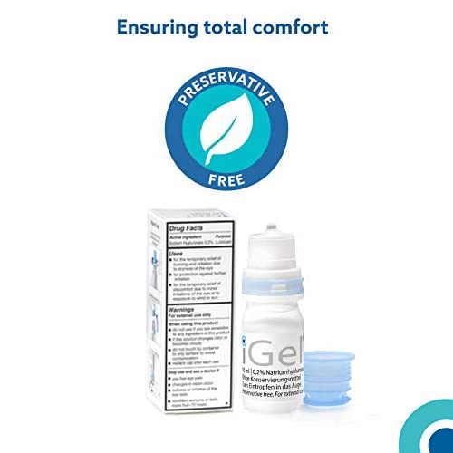 AGEPHA iGel® Moisturizing Eye Drops for dry eyes