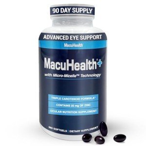 AREDS2 Macuhealth Plus+ Eye Vitamins - 90 Day Supply