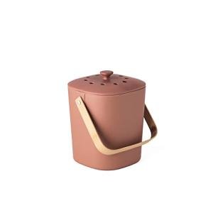 Sustainable Bamboo Kitchen Compost Bin – Graphite