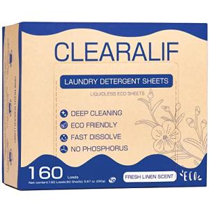 Eco-Friendly Laundry Detergent Sheets - 160 Loads