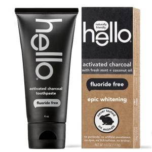 Eco-Friendly Activated Charcoal Teeth Whitening Toothpaste