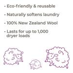 Eco-Friendly Wool Dryer Balls & Laundry Blends Set