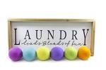 Rainbow Blast Wool Dryer Balls - 6 Pack Organic