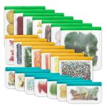 Eco-Friendly Food Storage Bags - 21 Reusable Units
