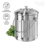 Eco-Friendly Steel Composter with Charcoal Filter