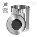 Eco-Friendly Steel Composter with Charcoal Filter