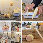 Eco-Friendly Wooden Dish Brush & Sponge Set