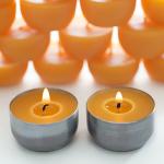 Eco-Friendly Beeswax Tea Light Candle Set (24)
