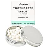 Eco-Friendly Chewable Toothpaste Tablets - Peppermint 60 Pack