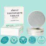Eco-Friendly Chewable Toothpaste Tablets - Peppermint 60 Pack