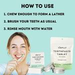 Eco-Friendly Chewable Toothpaste Tablets - Peppermint 60 Pack