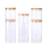 Eco-Friendly Glass Storage Containers with Bamboo Lids
