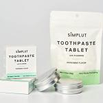 Eco-Friendly Chewable Toothpaste Tablets - Peppermint 60 Pack