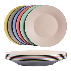 Eco-Friendly 10" Wheat Straw Plates – 6 Pack