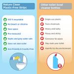 Eco-Friendly Toilet Bowl Cleaner Strips - Non-Toxic, Safe