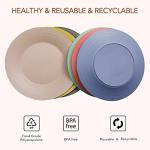 Eco-Friendly 10" Wheat Straw Plates – 6 Pack