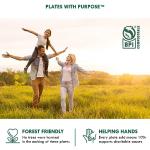 Compostable 9" Paper Plates - 125 Pack