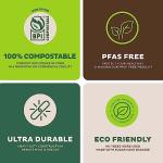 Compostable 9" Paper Plates - 125 Pack