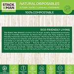 Compostable 9" Paper Plates - 125 Pack