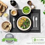 Compostable Cutlery Set: 380 Eco-Friendly Utensils