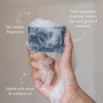 Unscented Charcoal & Oatmeal Soap Bar