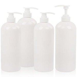 Reusable Eco-Friendly Shampoo and Conditioner Bottles - 4-Pack