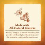Eco-Friendly 70-Hour Yellow Beehive Candle