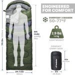 MalloMe Lightweight Sleeping Bags for Cold Weather