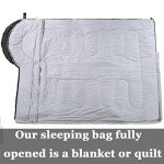 Portable Waterproof Envelope Sleeping Bag for All Seasons