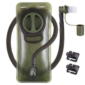 2L Military Green Hydration Bladder for Outdoors