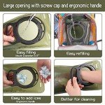 2L Military Green Hydration Bladder for Outdoors