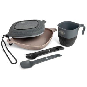 UCO 6-Piece Camping Mess Kit with Spork