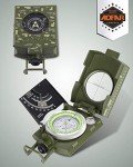 Military Lensatic Compass with Carrying Bag