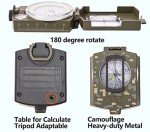 AOFAR Waterproof Military Compass with Pouch