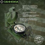 US Military Waterproof Lensatic Compass with Pouch