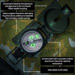 US Military Waterproof Lensatic Compass with Pouch