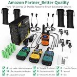 Topsung Long Range Rechargeable 2-Way Radio 4-Pack