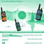 Topsung Long Range Rechargeable 2-Way Radio 4-Pack