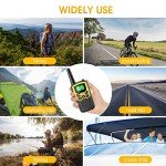 MOICO Walkie Talkies with Flashlight - 4 Pack